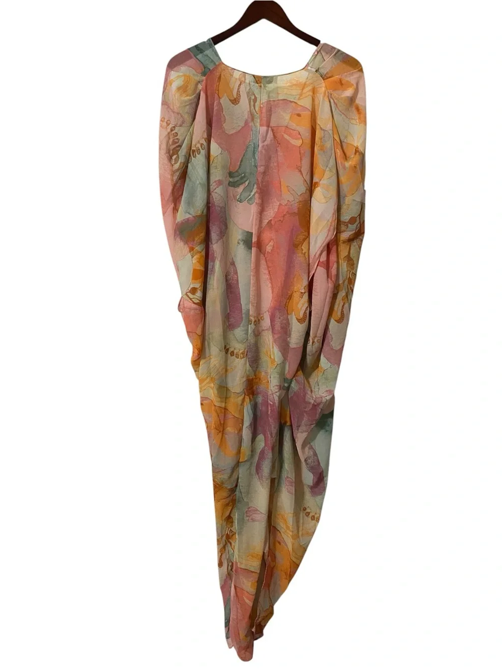 NWT Andrea Iyamah Adi Kaftan Dress or Cover Up Size S / M - Picture 10 of 12
